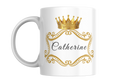 Gold Crown  Mug – Personalized Royal Name Coffee Cup (11oz & 15oz)