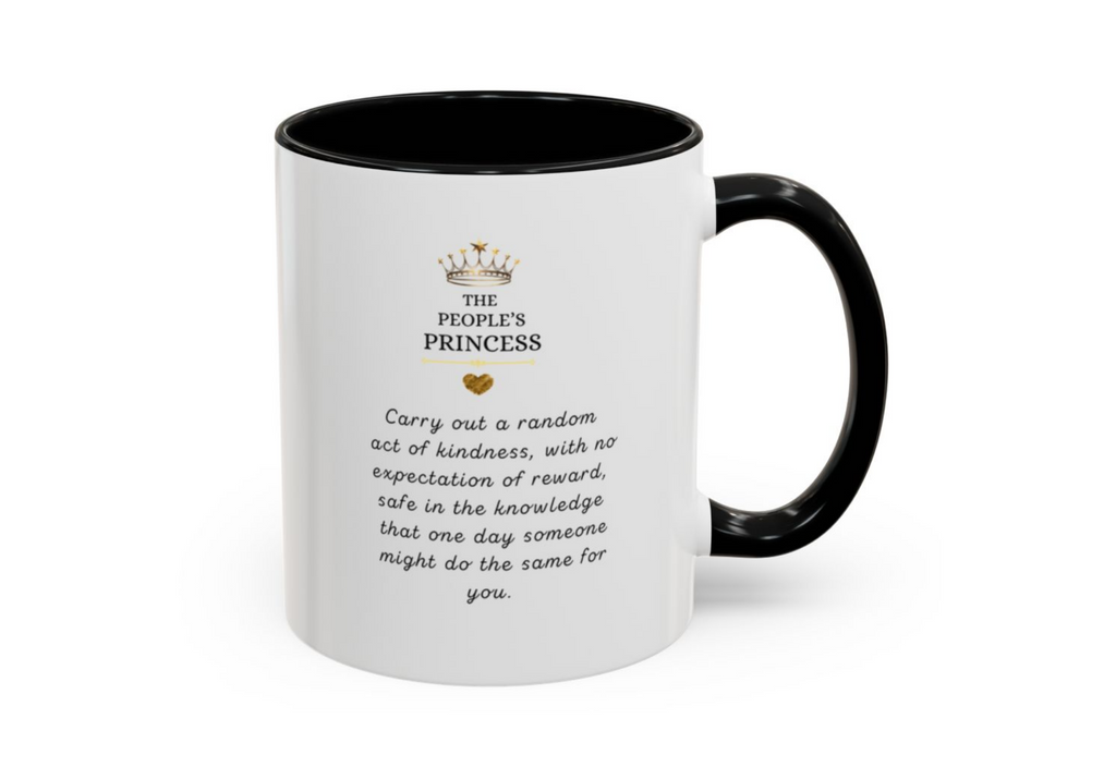 People’s Princess Accent Mug – Elegant Floral Coffee Cup