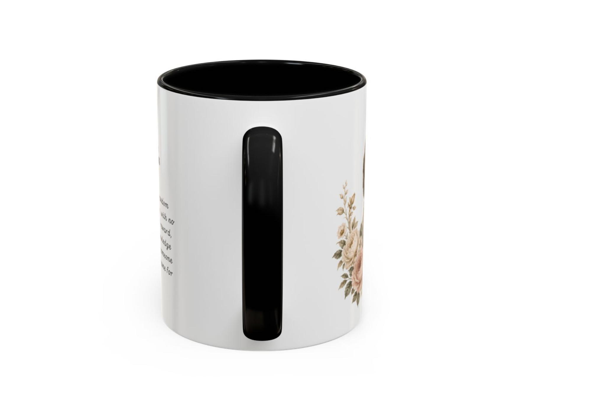 People’s Princess Accent Mug – Elegant Floral Coffee Cup