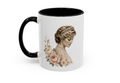 People’s Princess Accent Mug – Elegant Floral Coffee Cup